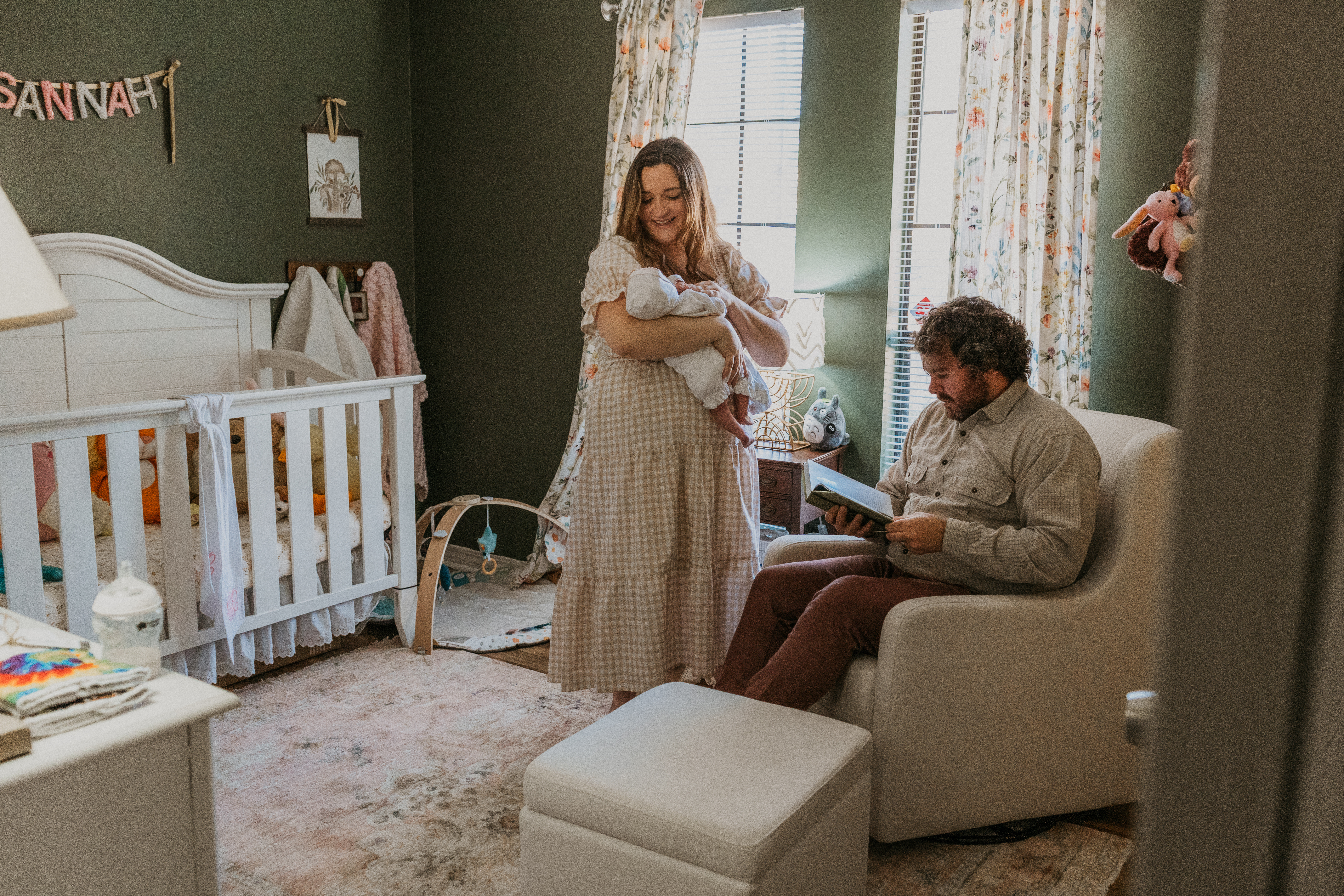 In-home newborn session